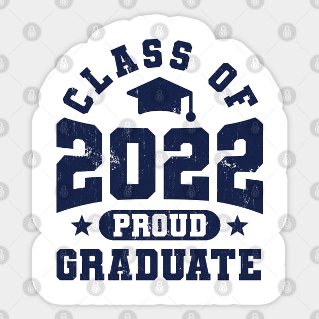 Class of 2022 - Blue Version Sticker by Sachpica